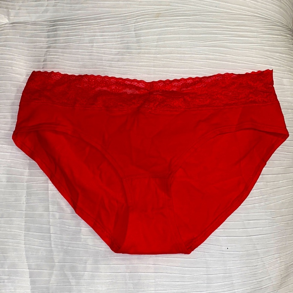 Victoria’s Secret Red Low Rise Hiphugger Size L